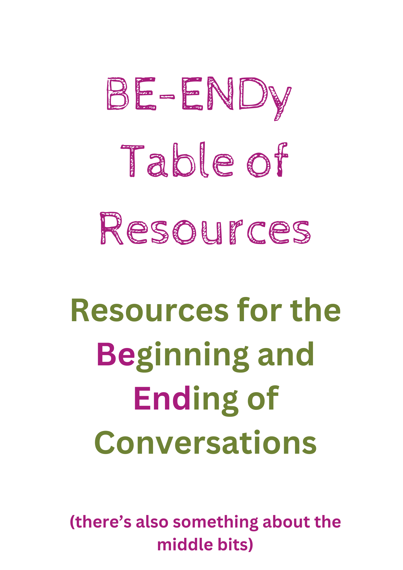 Be-Endy Resources