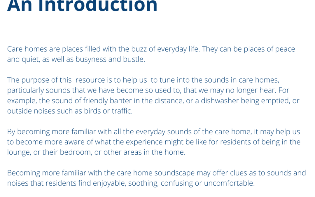Care Home Soundscape